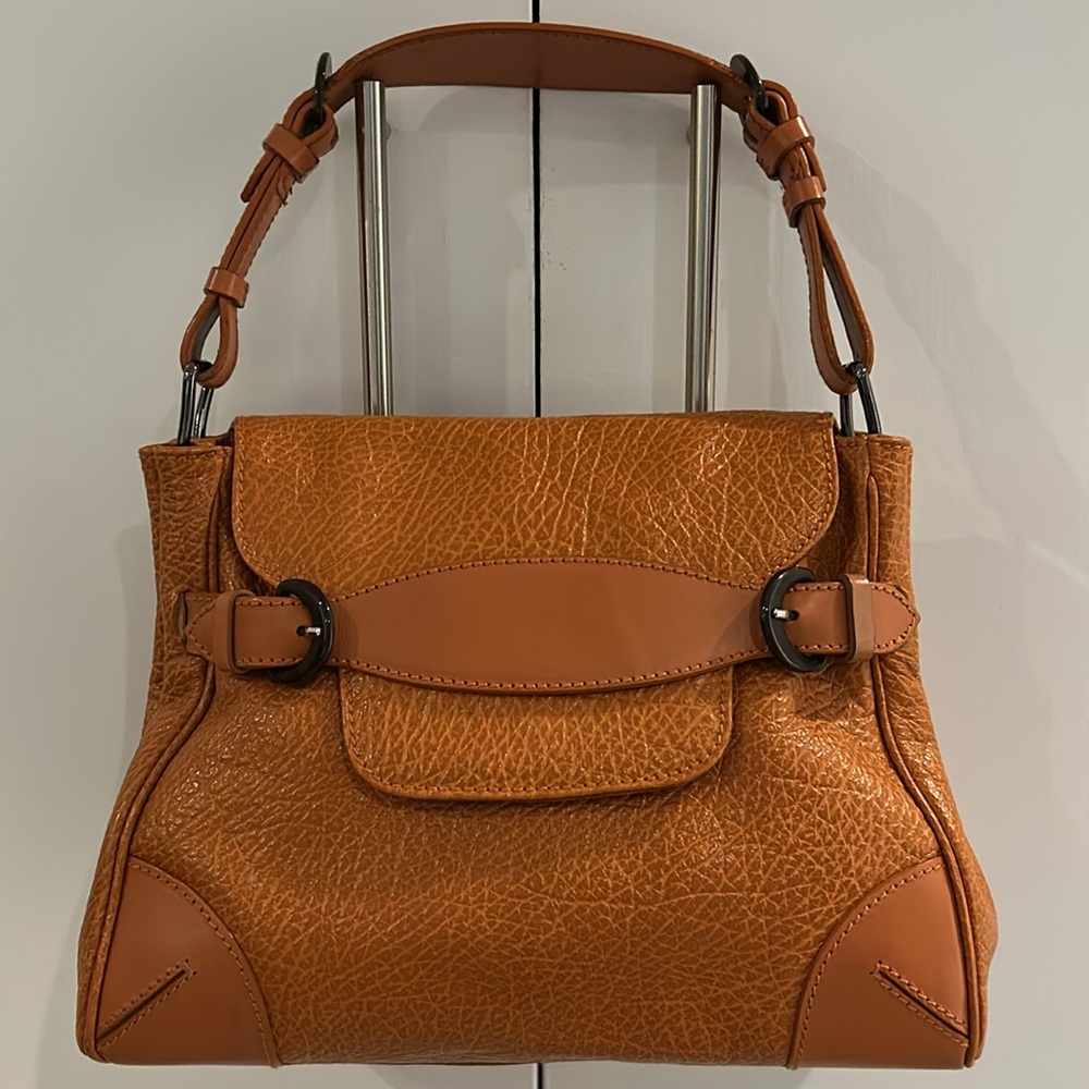 Women’s Shoulder Bag in Tan Leather